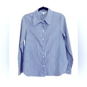 COS | Blue Stripe Button Down Long Sleeve